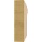 Ekena Millwork 2in. W x 8in. H x 16in. L Rivera Woodgrain TimberThane Rafter Tail, Primed Tan RFTUR02X08X16RIVRCPR - alternate 2